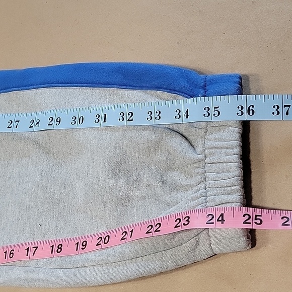 Ader Error Size "Free" Logo Sweatpants, Gray with Blue Stripe. Gently Used Cond. - Picture 13 of 15